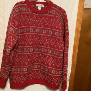 Vintage Gap Clothing Co Hand knit wool Sz M